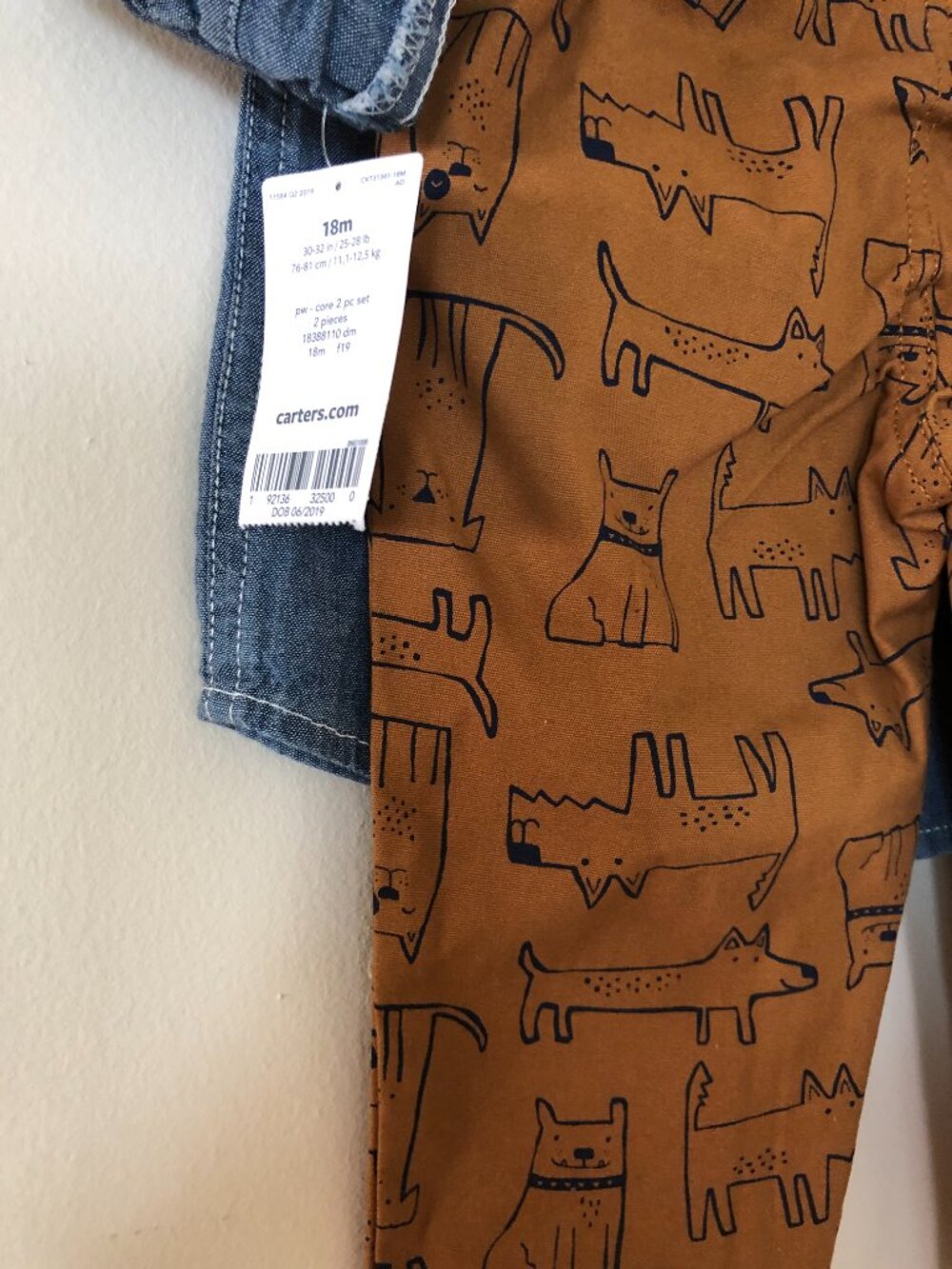 Carter's Denim Top and Pants Outfit for Baby Boy - Picture 4 of 8